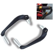 Resim Sones 2 Adet Motosiklet Modifikasyon Aksesuarları Çizgili Boynuz Şekli Dişli Fren Debriyaj El Freni Gümüş 