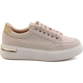 Resim Bambi Bej Kadın Sneaker K01179301909 