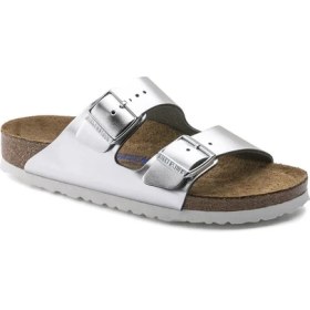 Resim Birkenstock 1005961 Arizona Nl Metallic Silver Terlik 
