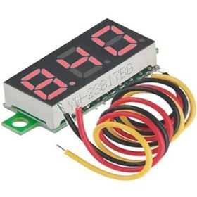 Resim CNL Dc 4v-100v 0.28" 3 Kablolu Dijital Mini Voltmetre 