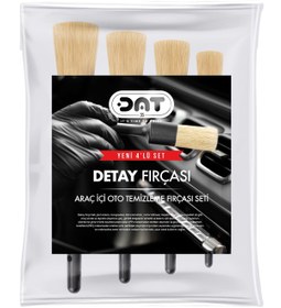 Resim DAT35 4'lü Araç Detaylı Temizlik Fırçası Araç İçi Havalandırma Çıkışı Toz Temizlik Aleti Seti 