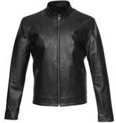 Resim Sanalbolluk Fit Spor Erkek Deri Mont 