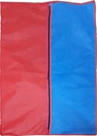 Resim Fermuarlı Kırmızı-mavi Elbise Kılıfı 3 Adet 60 X 90 Cm Kırmızı - Mavi 