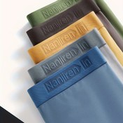 Resim 5 Adet EVAINO DREAM Erkek Boxer - Yumuşak Modal Mikrofiber, Orta Esneklik Rahatlık, Düz Renkler (Zeytin Yeşili/Kömür Grisi/Lacivert/Beyaz) - Nefes Alabilen & Dayanıklı Günlük Kullanım, Spor, Şık İç Çamaşırı Tasarımı, Konforlu Kalıp 