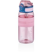Resim Uzspace Tritan Pipetli Matara Parlak Pembe 440 ml 