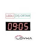 Resim Loyka Stn-254 Saat, Nem, Derece-25 Cm Yazı Yüksekliği 