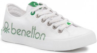 Resim United Colors of Benetton Bnt 22K 30566 Beyaz Bayan Ayakkabı Bayan Spor 