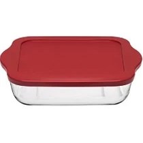 Resim Paşabahçe Borcam Kare Silikon Kapaklı 59034 4'lü 