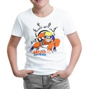 Resim Naruto Beyaz Çocuk Tshirt 