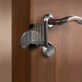 Resim 1 Adet Taşınabilir Kapı Kilidi: Bu Otel Ve Apartman Kapı Kilidi Ile Seyahat Güvenliğinizi Artırın (Depolama Çantası Ile Birlikte Gelir) 