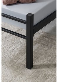 Resim Evgerevgereçleri K90 Siyah Metal Karyola Tek Kişilik Yataksız (512900748) 