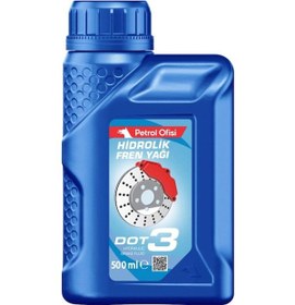 Resim Petrol Ofisi Hidrolik Fren Yağı Dot3 500ml 