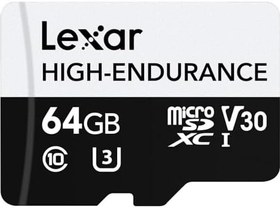 Resim Lexar High Endurance 64gb Micro SD 100MB V30 4K Hafıza Kartı 