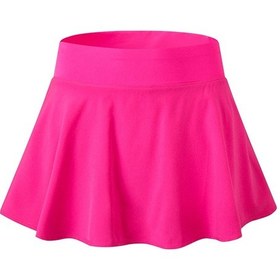 Resim Sones Tenis Dans Yoga Hızlı Kuruyan Anti Light Astar Etek Pantolon Gül Kırmızısı Fuşya 