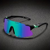 Resim Yüksek Performanslı Unisex Moda Gözlük - Koruma, Havalandırmalı PC Gradyan Lensler & Renk Değiştiren Siyah Çerçeve ile Açık Hava Maceraları, Koşu, Bisiklet, Outdoor Aksesuarlar, Spor Tasarım, Hafif Tasarım, Macera Arayanlar İçin Koruyucu Gözlük 