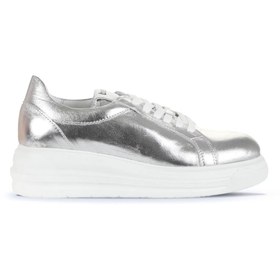 Resim Bueno Shoes Gümüş Trf Deri Kadın Spor Ayakkabı 16wa8191 