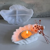 Resim 1 Adet Kabuk Dalga Reçine Silikon Kalıp - Mumlar, Takı Saklama, Ev Dekoru için Çift Kullanım Kabuk & Midye Kabuğu Tasarımı - Çimento, Alçı, Reçine El Sanatları, Takı Sergi Kutusu, Deniz Kabuğu Motifi, Dokulu Yüzey İçin Dayanıklı Yeniden Kullanılabilir Kalıp 
