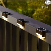 Resim 7'li Paket Güneş Enerjili Dekoratif Aydınlatma, LED Solar Işıklar - Dış Mekan Merdiven, Basamaklar, Bahçe, Teras ve Yürüyüş Yolları için Sıcak Beyaz - IPX4 