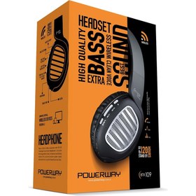 Resim Powerway BTX109 Kulaküstü Kulaklık (Beyaz) 