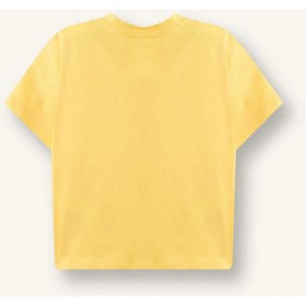 Resim DeFacto Regular Fit Kabartma Desenli Kısa Kollu Sarı Tişört Erkek Bebek H8219A526HS 