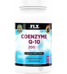Resim Flx Coenzyme Q-10 200 MG Hyoluronic Acid Resveretrol 180 Tablet 