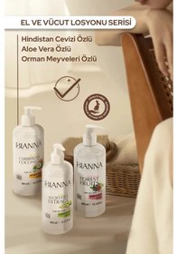 Resim Bianna El Ve Vücut Losyonu - Hindistan Cevizi Özlü Nemlendirici El Ve Vücut Kremi - 400ml 