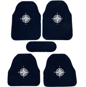 Resim RS AUTO AKSESUAR Pusula Logo Tasarım Halı Paspas 