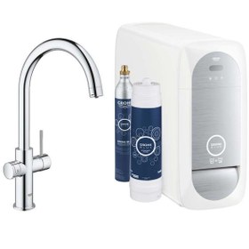Resim Grohe Blue Home Arıtmalı İçme Suyu ve Soda Yapan Eviye Bataryası - 31545001 