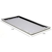 Resim Paslanmaz Krom Plakalık Kare 1 Adet 