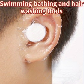 Resim Yüzme, Banyo, Saç Yıkama ve Kulak Koruyucuları için Su Geçirmez Kulak Koruyucuları 