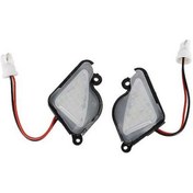 Resim Artfulabode Yan Su Led Lambası Işığı Birikintisi Parlak Beyaz Ayna 6500k 2x Bf 