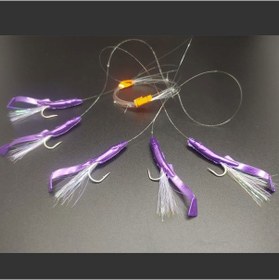 Resim Aldos Silikon At Çek Takımı Silikon Balıklı Çapari 5.5 CM 2 Adet 