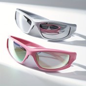 Resim 2 adet oval çerçeve şık dekoratif gözlük, unisex, havalı ve trend 