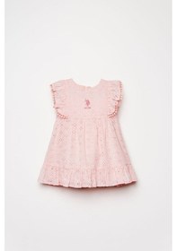 Resim U.S. Polo Assn. U.s. Polo Assn Kız Bebek Elbise Pembe-2787 