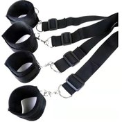 Resim Odins Shop Siyah El Ayak ve Yatak Bağlama Seti 