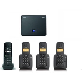 Resim Gigaset C530 IP 4 Dahili Dect Telsiz Kablosuz Telefon Santrali 