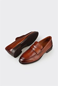 Resim Elle Shoes Taba Deri Erkek Klasik Ayakkabı 
