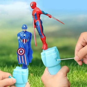 Resim Spider-Man Propeller Uçan Makine - Elde Taşınan Gösterge Paneli Oyuncak, Arkadaşlar İçin İdeal Doğum Günü veya Tatil Hediyesi, Spider-Man Doğum Günü Süslemesi 
