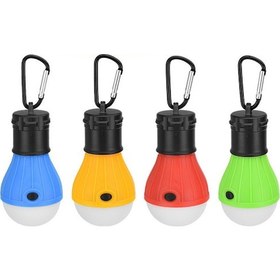 Resim Dofolink Taşınabilir 3 Led Modlu Yüksek/düşük/sos Su Geçirmez Abs Kamp Feneri, Çadır-ağaç Dalı Askısı, 60 Lumen, 3xaaa Pil İle Çalışır Sarı Çok Renkli 