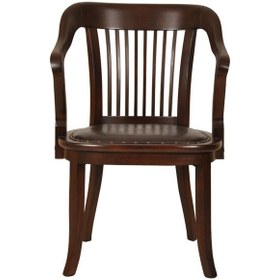 Resim Masifart_Mobilya Masifart Network Bekleme Koltuğu Ahşap Klasik Ofis Koltuğu Ceviz 