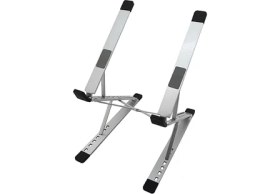 Resim Kaliteli Tok Alüminyum Dizüstü Bilgisayar Notebook Standı Yüksekliği Ayarlanabilir 30CM Maksimum Yükseklik Stand Taşınabilir Yükseltici MacBook Uyumlu Tüm Dizüstü Bilgisayar 10-16 Inç N8 