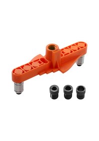 Resim İkisi Bir Arada Düz Delik Delme Bulucu Seti Abs Kendinden Merkezleme Scriber Yuvarlak Zıvana Yumruk Dıy Ağaç İşleme Araçları Turuncu 