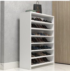 Resim Kenzlife Ayakkabılık Konevi Mat Beyaz Suntalam 110 080 30 Yimisekiz Çift Ayakkabı Kapasitesi Arkalıksız Beyaz 