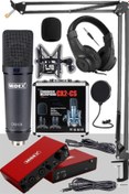 Resim Hype Store Stüdyo Ekipmanları Exclive Paket-4 CX2 Mikrofon GLX-800 Ses Kartı Stüdyo Kayıt Seti 