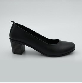 Resim 902 Kadın Deri Topuklu Ayakkabı 5 Cm 001 