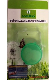 Resim Kulak Tıkacı Silikon Pamuklu 2li Vello Çok Renkli 