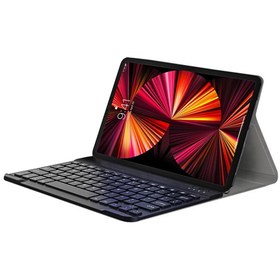 Resim Microcase Ipad Pro 11 2021 Uyumlu Bluetooth Klavyeli Standlı Kılıf - Bkk4 