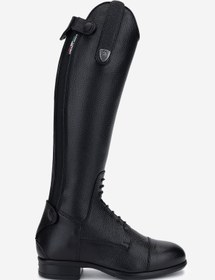 Resim Tattini Çocuk Hakiki Deri Siyah (Medium) Binici Çizmesi VLM6246 - 36 
