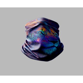 Resim Buffalo Animals Tasarımlı Motorcu Buff Maske Outdoor Boyunluk Unisex Bandana 