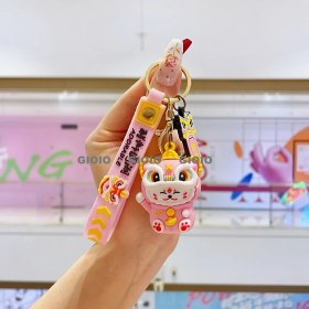 Resim Silver1 Zarif Anti-Kayıp Araba Anahtarlık Okul Çantası Çekicilik Bebek Yaratıcı Erkek ve Kadın Çift Yıldız Ayı Anahtarlık (Yurt Dışından) 